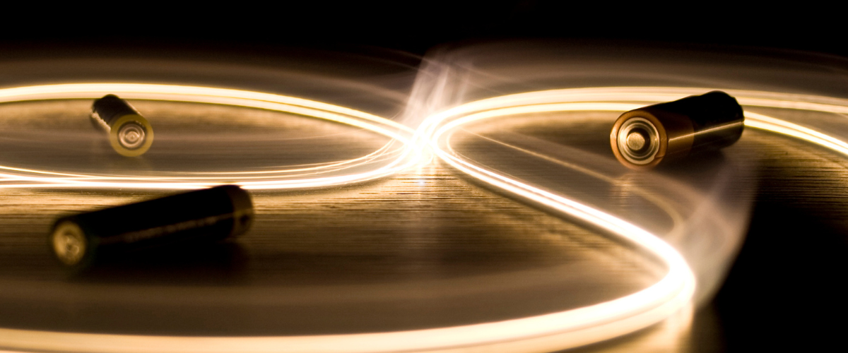 battery-operated outdoor lights in the dark