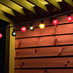 colorful festoon lights