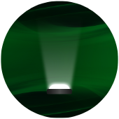 green outdoor lights