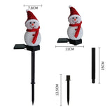 Product dimensions of outdoor LED snowman decoration