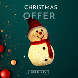 Outdoor Snowman LED Christmas offer