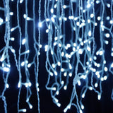 blue icicle lights