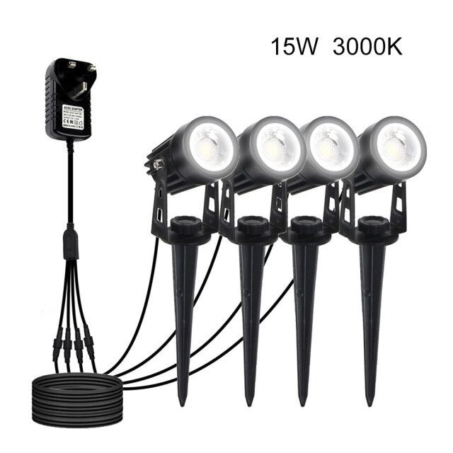Solar LED Garden Spotlights