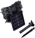 Solar fairy lights kit with solar panel and ground spike