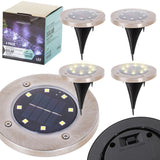 Solar deck lights package