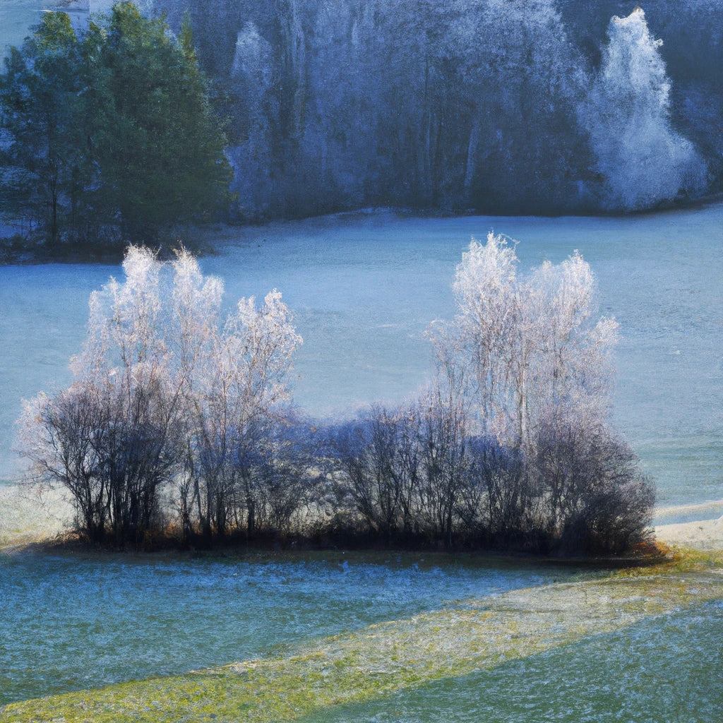 forest during winter and spring seasons