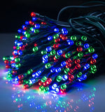 200 colored solar string lights