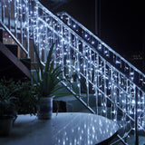 white icicle lights