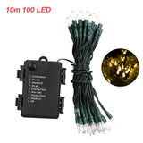 10m White LED Outdoor Christmas Tree Lights