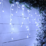 white icicle lights